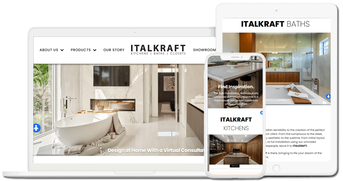 ITALKRAFT Responsive sizes