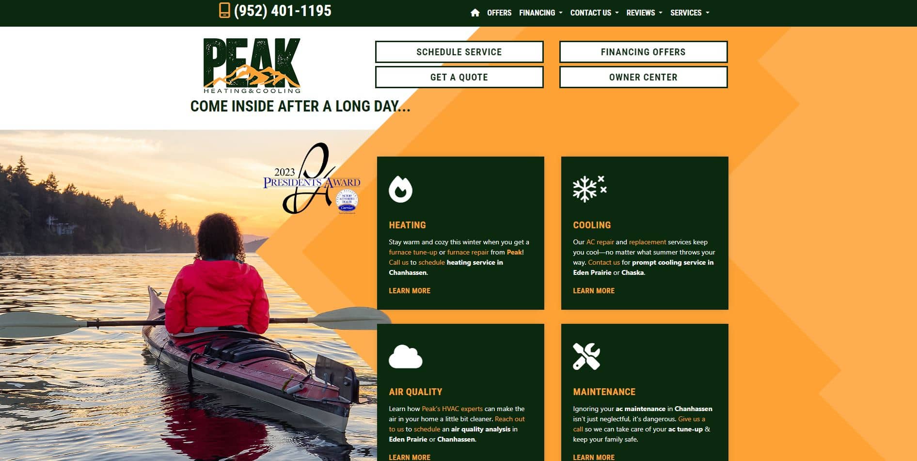 Peak Heating & Cooling