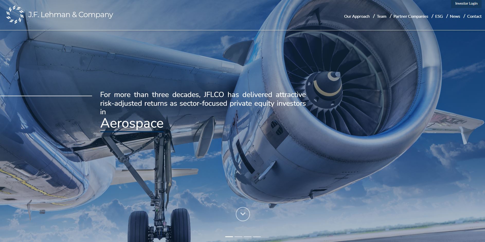 private equity website sample