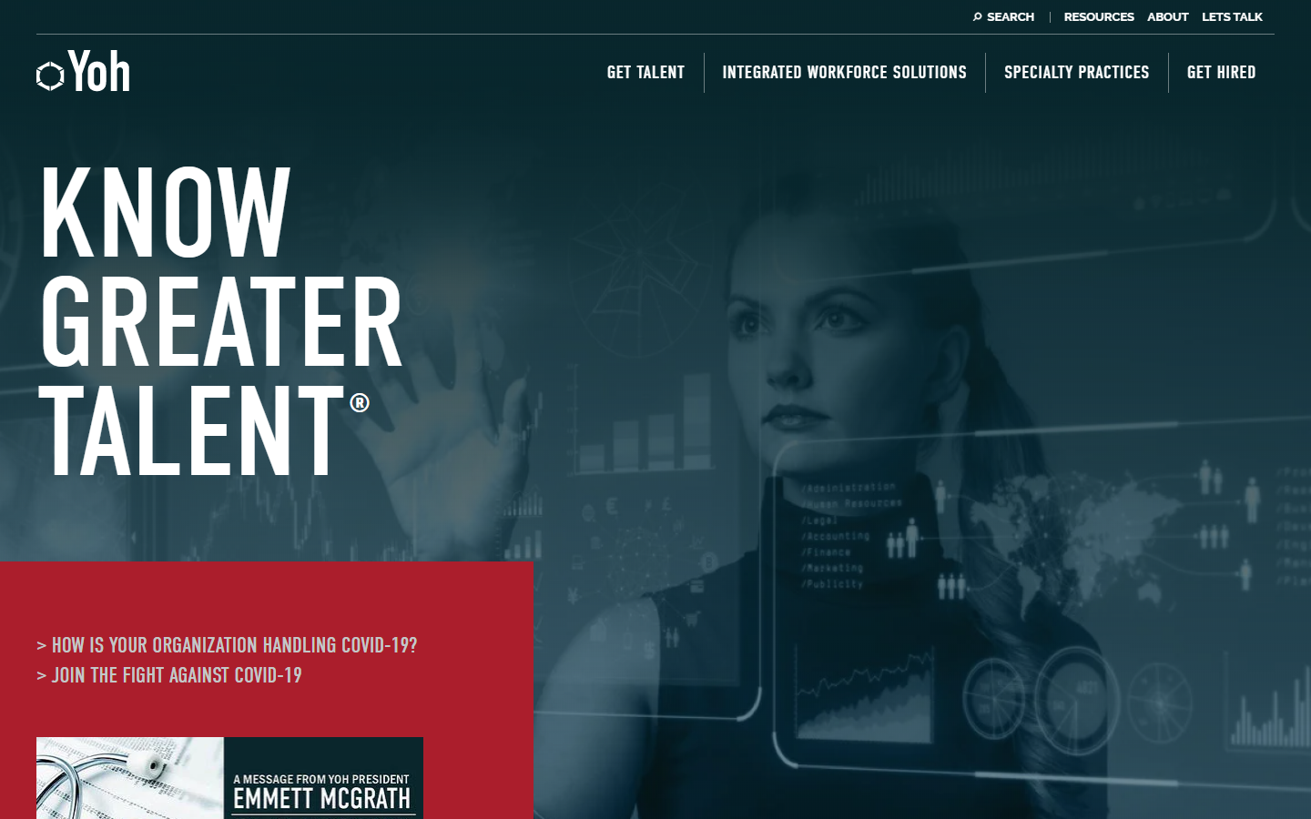 Recruitment website design